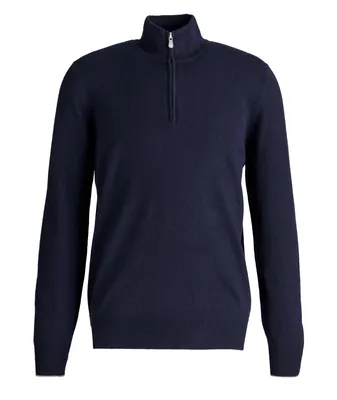 Half-Zip Cashmere Sweater