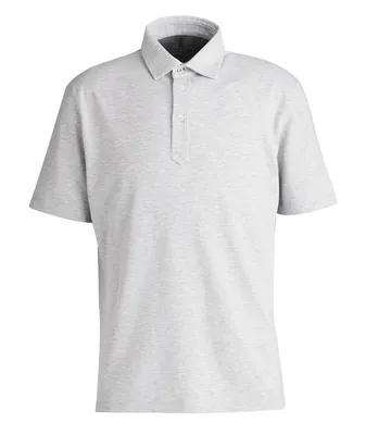 Short-Sleeve Jersey Cotton Piqué Polo