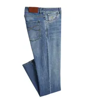 Stretch Garment Dyed Slim Fit Jeans