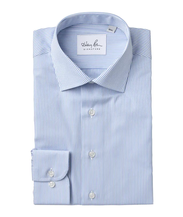 Contemporary-Fit Striped Cotton Dress Shirt