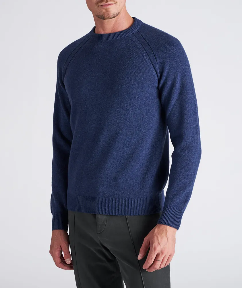 Cashmere Melange Crewneck Sweater