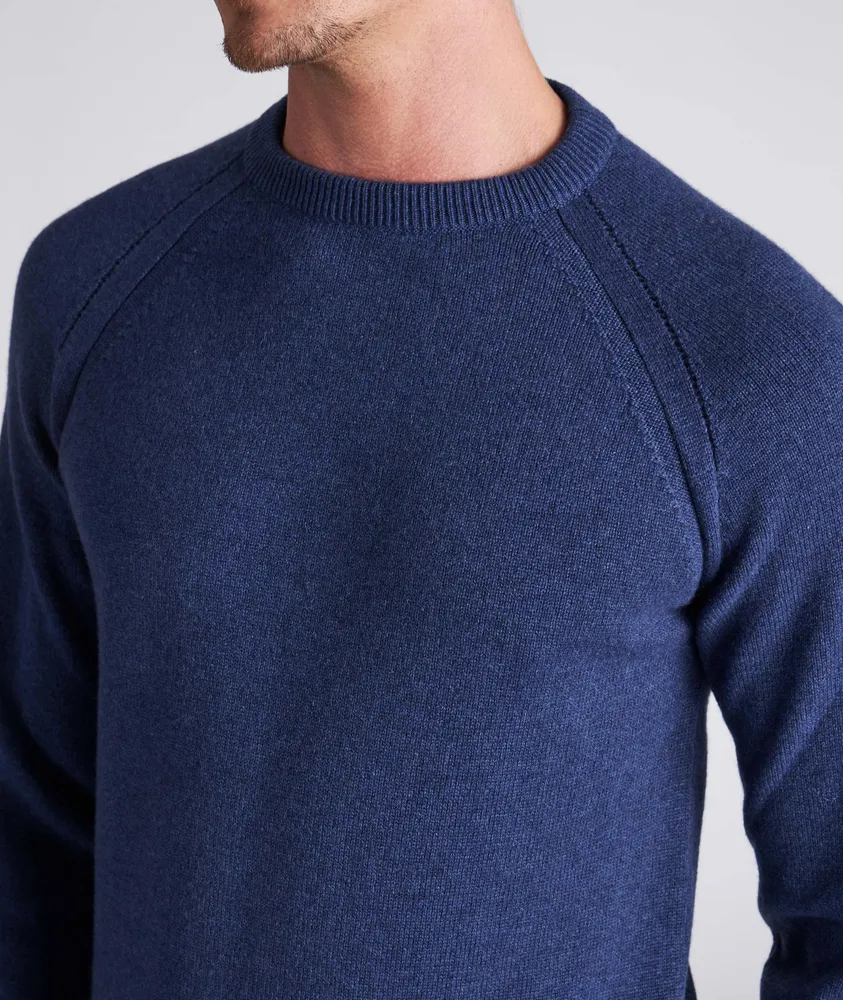 Cashmere Melange Crewneck Sweater