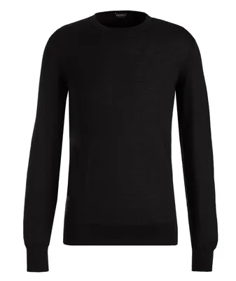 Cashseta Light Cashmere-Silk Sweater