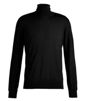 Cashseta Light Cashmere-Silk Turtleneck