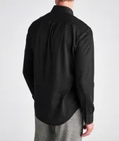 Long-Sleeve Cotton Piqué Sport Shirt