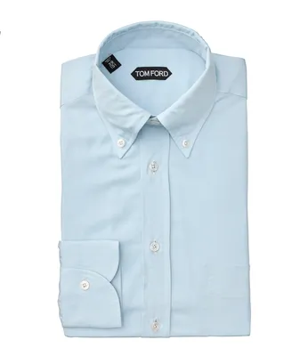 Button-Down Patch Pocket Dress Shirt