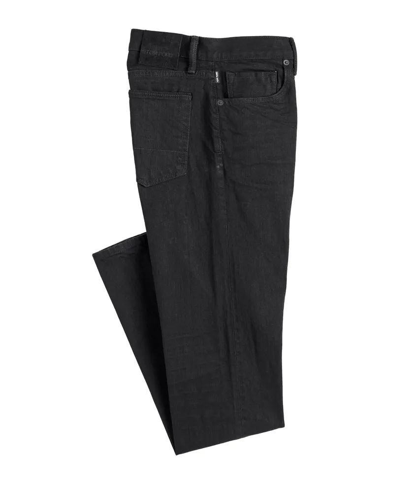 TOM FORD Slim Fit Japanese Selvedge Stretch Jeans | Square One