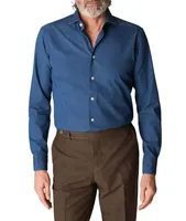 Slim-Fit Denim Cotton Shirt