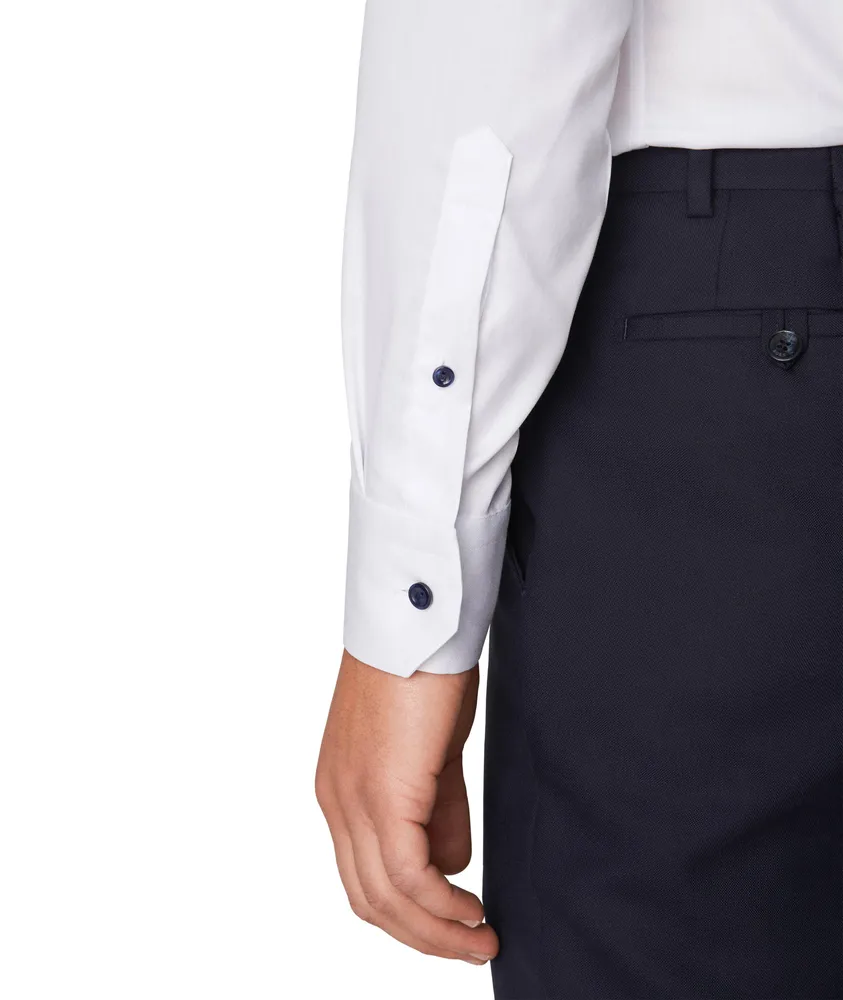 Slim-Fit Twill Cotton Shirt