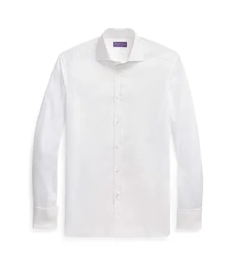Contemporary-Fit Solid Dress Shirt