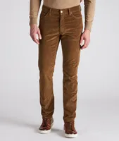 Cashco Five-Pocket Cotton-Cashmere Jeans