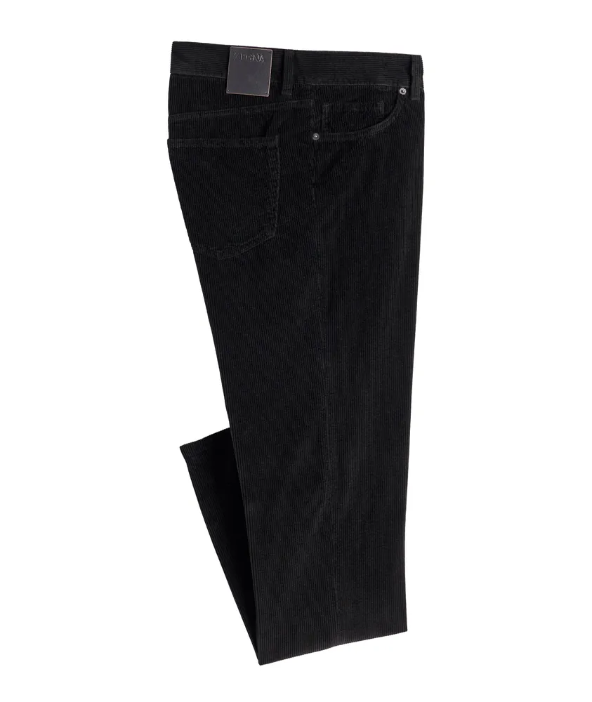 Straight Five-Pocket Corduroy Pants