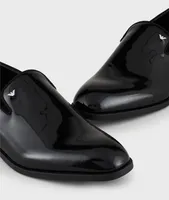 Calfskin Leather Slip-Ons