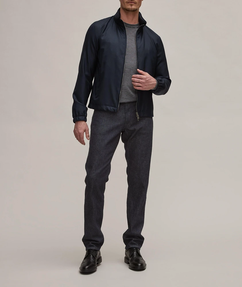 Stretch-Cotton Cashmere Jeans