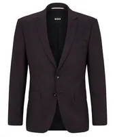 Slim-Fit Virgin Wool  Single-Breasted Jacket