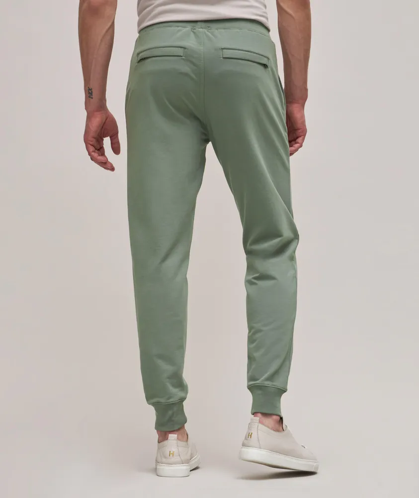 Stretch-Cotton French Terry Joggers