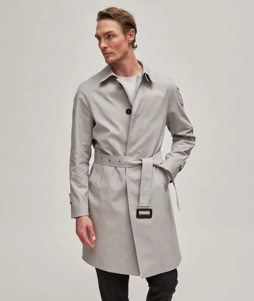 Mercurio Cotton-Stretch Raincoat