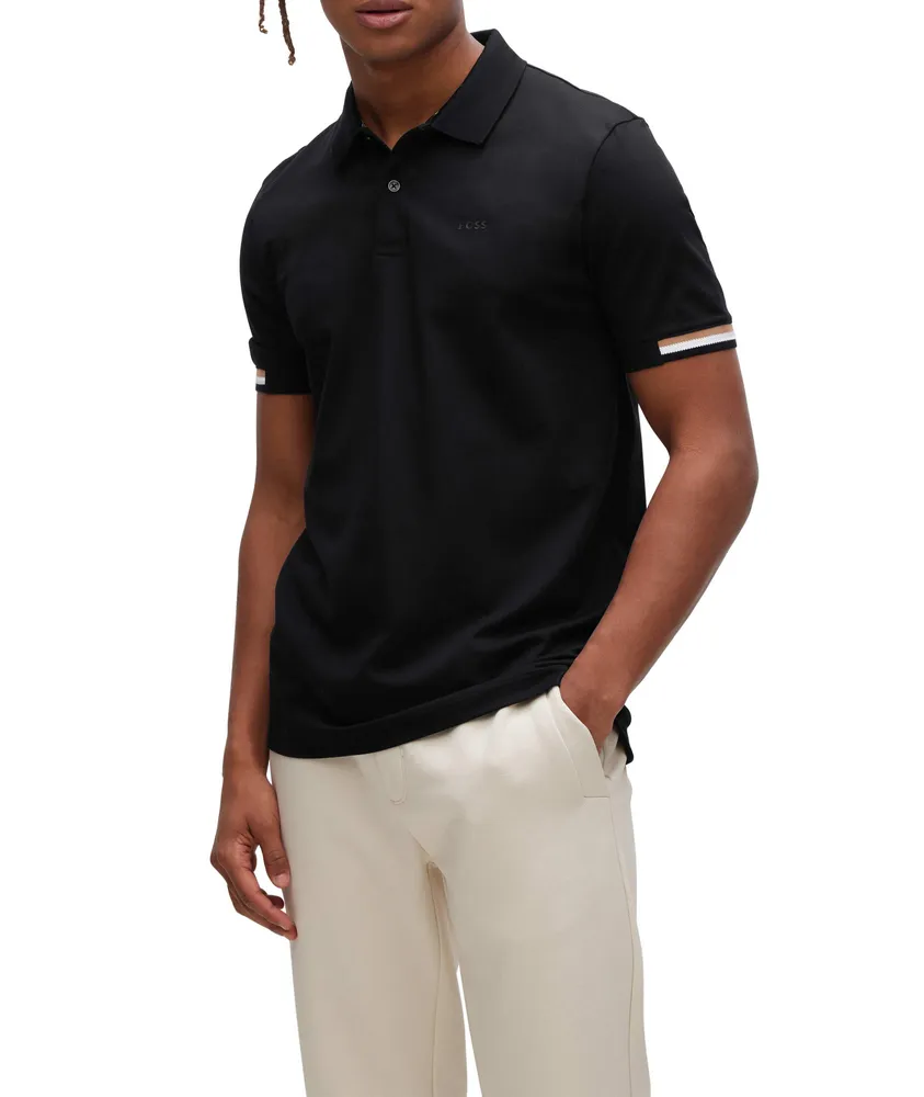 Cotton Rubberized Logo Polo