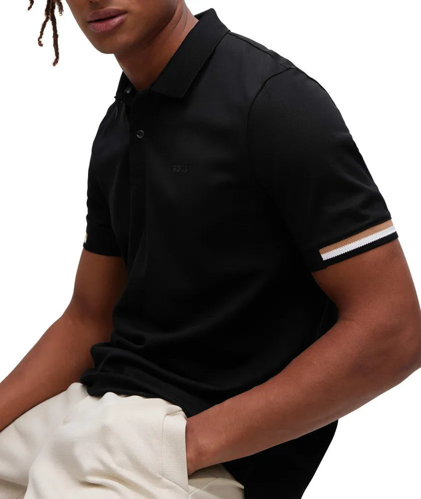 Cotton Rubberized Logo Polo