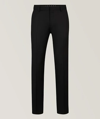 Slim-Fit Formal Virgin-Wool Trousers