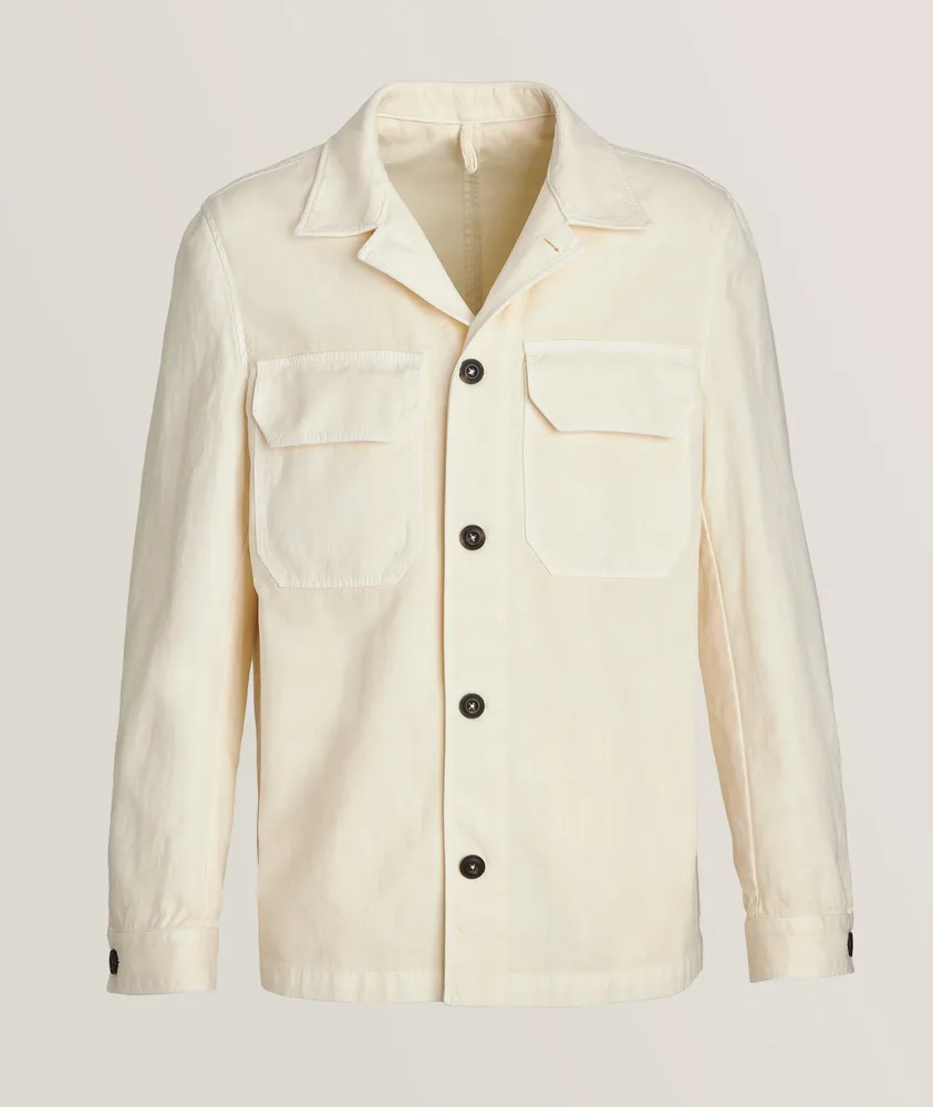 Cotton Blend Field Jacket