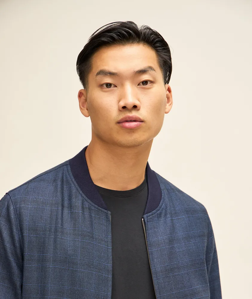 Plaid Wool The Sartorial Track Jacket