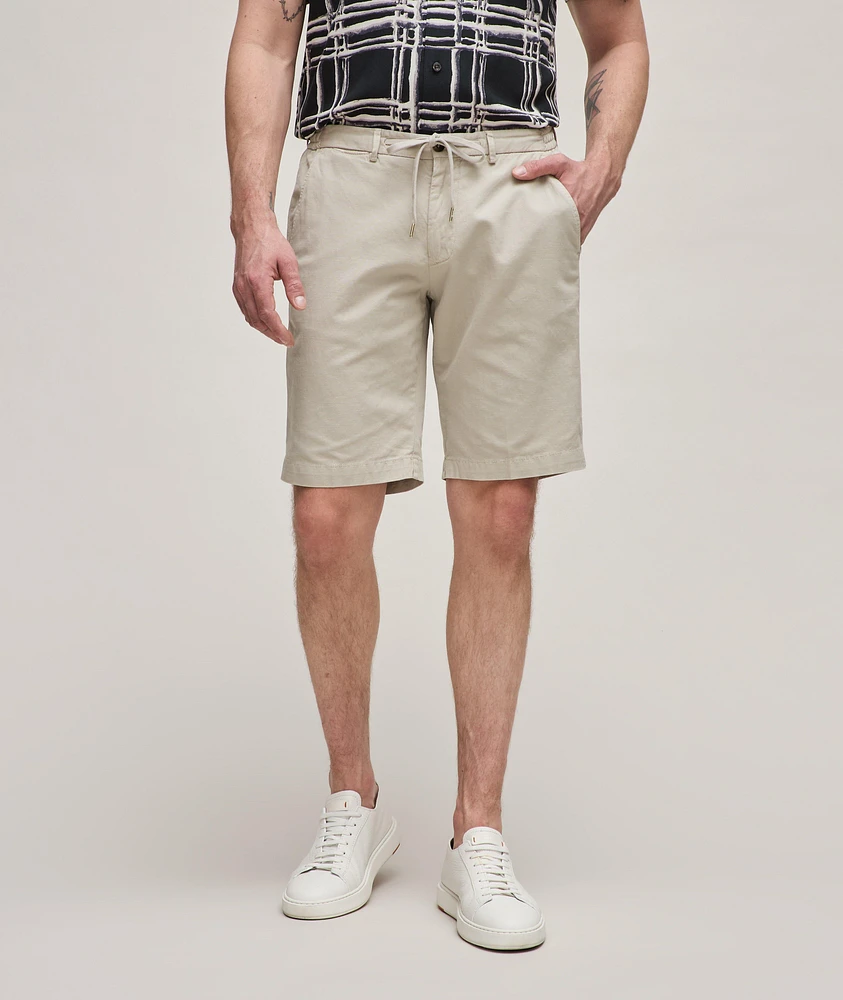 Malibu Cotton-Blend Drawstring Shorts