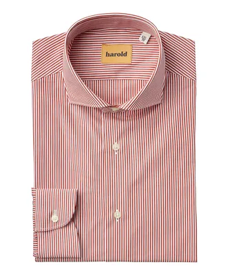 Striped Cotton Dress Shirt