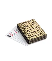 Crocodile Playing Cards Box Set Black