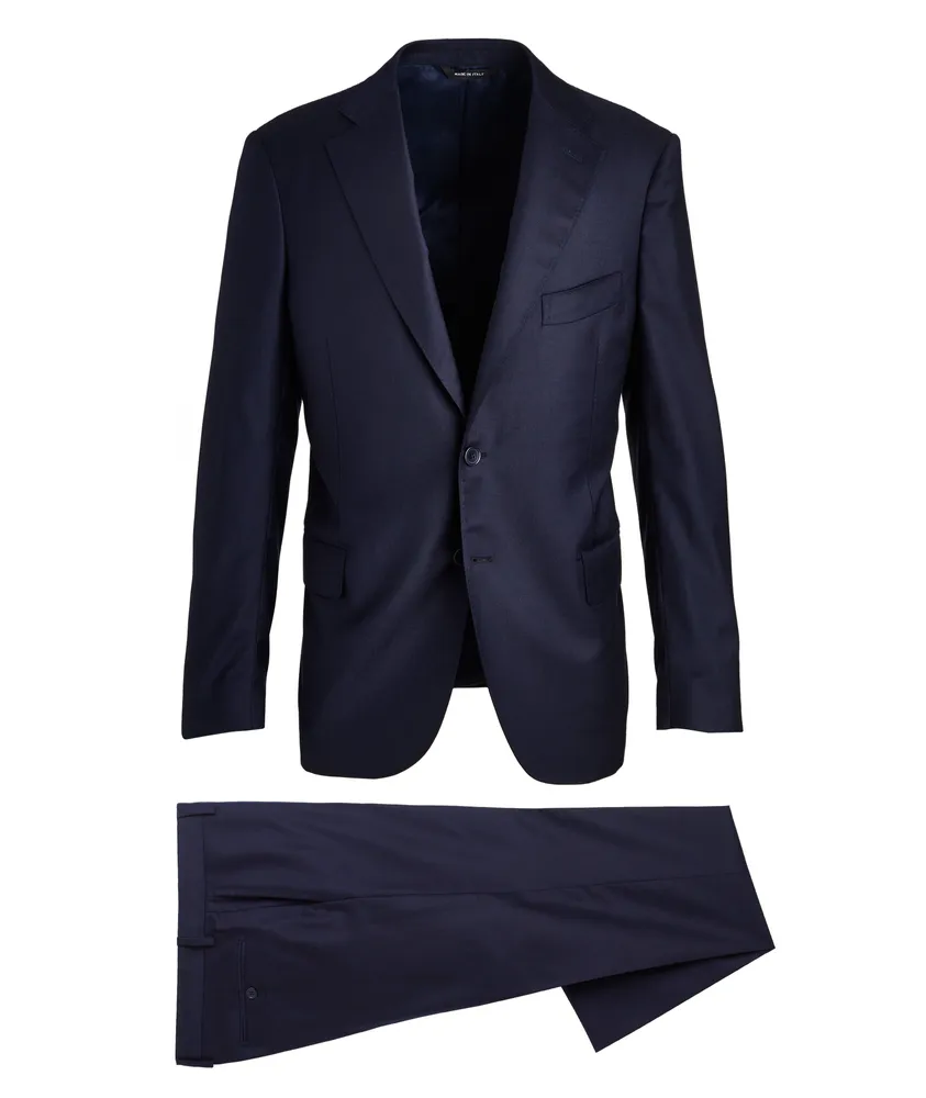 Solid Wool Suit