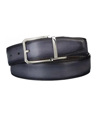 Versatile Scritto Leather 35 mm Reversible Belt