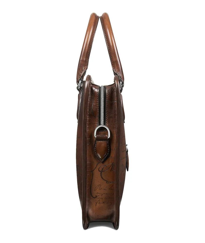 Un Jour Mini Scritto Leather Briefcase