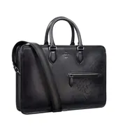 Un Jour Leather Scritto Briefcase