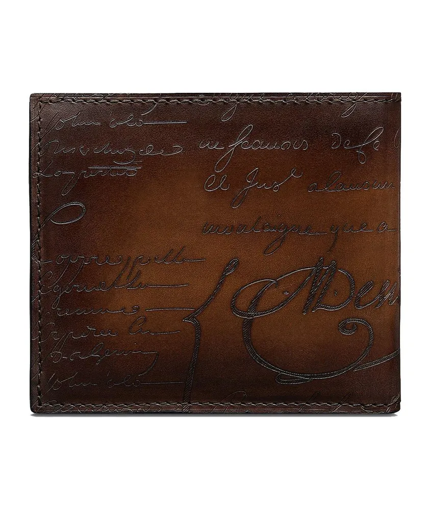 Makore Scritto Leather Wallet