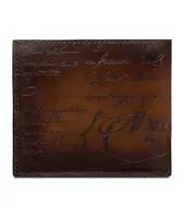 Makore Scritto Leather Wallet