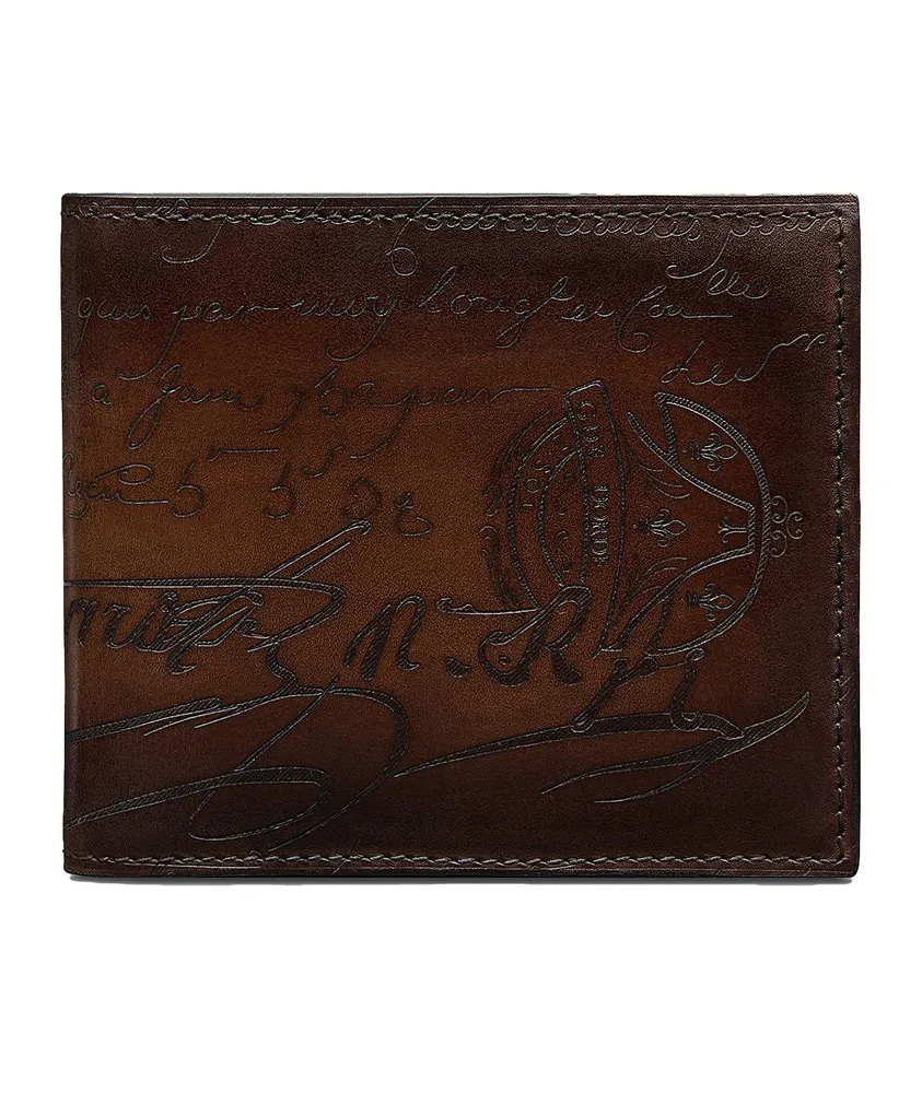 Makore Scritto Leather Wallet