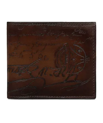 Makore Scritto Leather Wallet