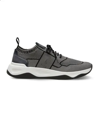 Shadow Knit And Leather Sneaker