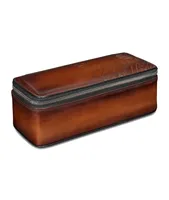 Scritto Leather 3 Watch Case