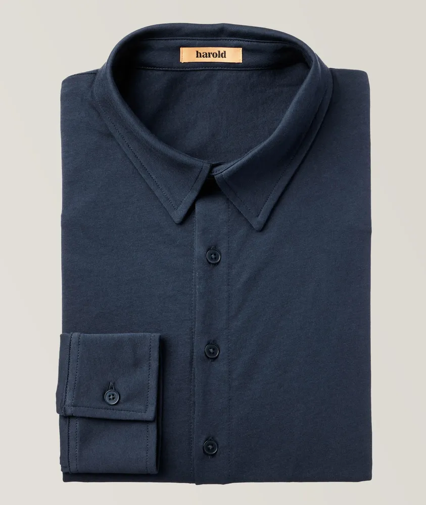 Solid Pima Cotton Sport Shirt