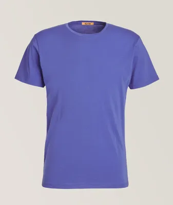 Garment Dyed Pima Cotton Crewneck T-Shirt