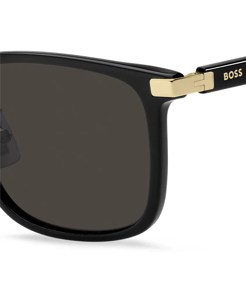 Hugo Boss Boss 1322/s Sunglasses, 0VK/M9 MTBLK Blue, One Size : Amazon.co.uk:  Fashion