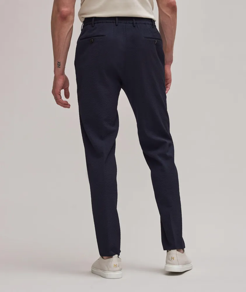 Contemporary Fit Micro-Print Semi Jogger Pants