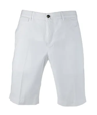 Cotton-Stretch Gab Bermuda Shorts