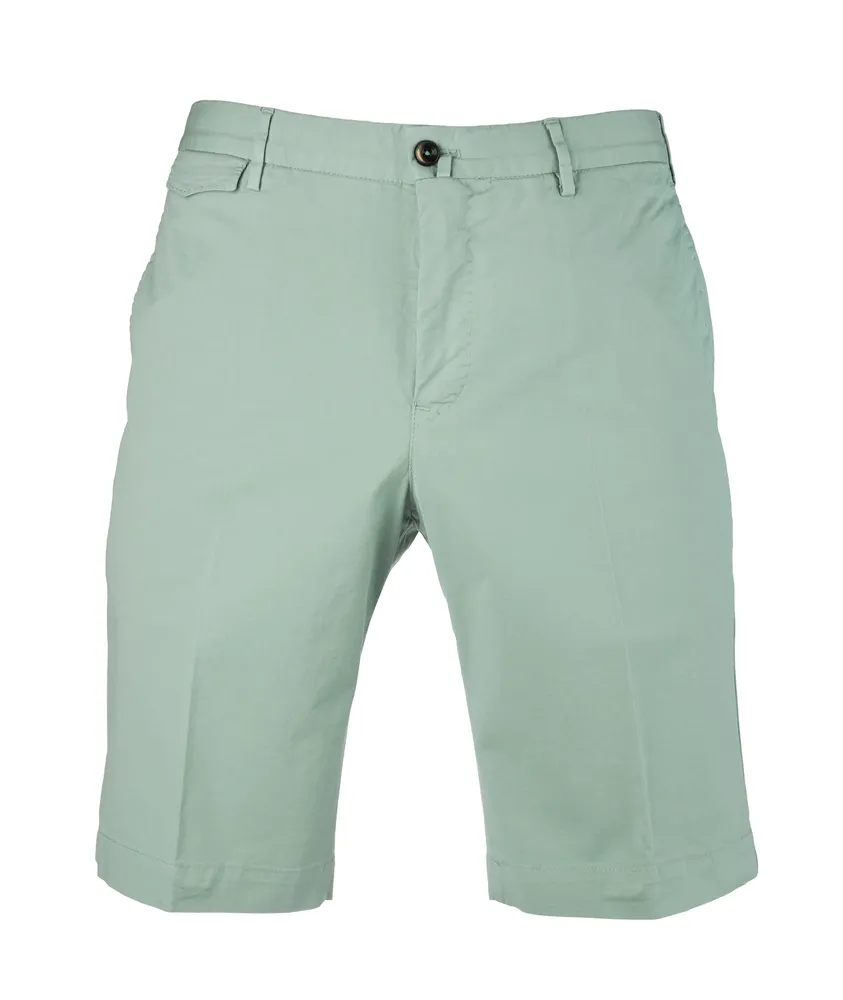 Cotton-Stretch Bermuda Shorts