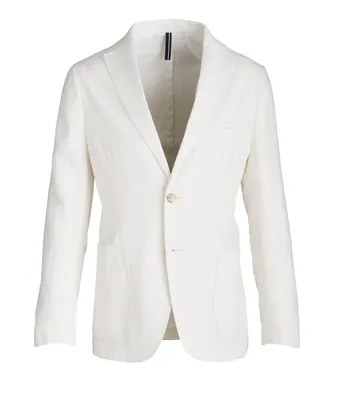 Two-Button Linen Sports Jacket
