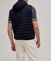 Wool-Cashmere Knit Down Vest