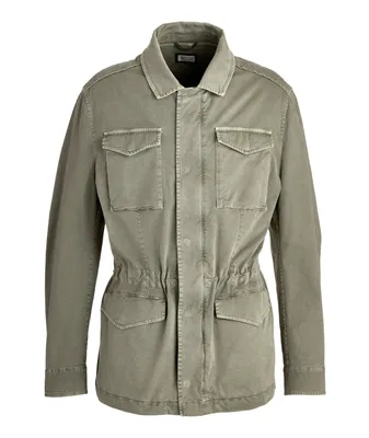 Cotton Gabardine Safari Jacket