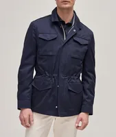Cotton Herringbone Field Jacket