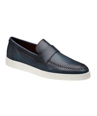 Grain Leather Atlantis Band Loafers